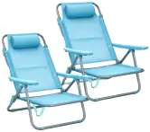 T-Lovendo 2X Sillas de Playa Plegables