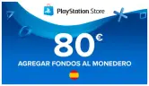 Tarjeta prepago de PSN ES saldo 80€