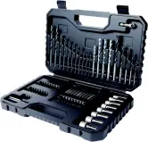 Maletín 80 herramientas Black+Decker taladrar y atornillar