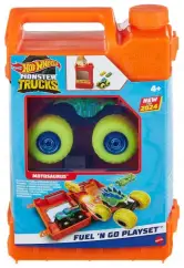 Hot Wheels Monster Trucks Reposta y arranca + 2 coches