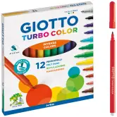 12x rotuladores GIOTTO Turbo color 2.8mm