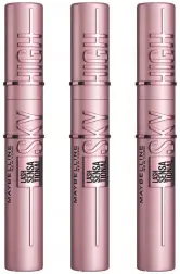 3x Máscara de pestañas Volumen y Longitud Maybelline New York