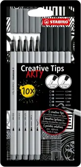 STABILO Set 10 rotuladores de puntas múltiples