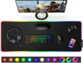 Alfombrilla gaming RGB 80x30cm