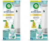 2x Air Wick Active Fresh Spray Automático Nenuco