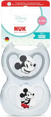 2x chupetes NUL ortodónticos Mickey