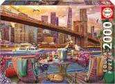 Educa Puzzle 2000 pcs  NY Romance 96x68cm