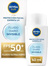NIVEA SUN Fluido Diario Invisible Protector solar facial FPS 50+