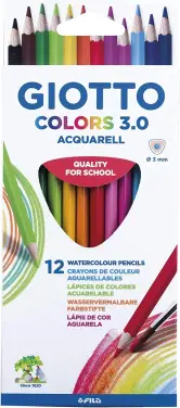 12 lápices de colores Giotto Colors Aquarell 3.0