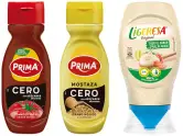 Salsa Prima Ketchup, Mostaza Cero 265Gr o Mayonesa Ligeresa