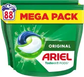 88 Cápsulas Detergente Líquido Ariel Todo En 1 PODS