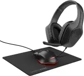 Pack gaming Trust GXT 790 auriculares + ratón + alfombrilla