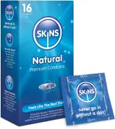 16x preservativos Skins Sexual Health naturales