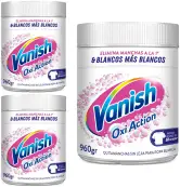 3x960gr Vanish Oxi Action Quitamanchas y Blanqueador