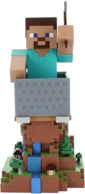 Cableguys Minecraft Steve Soporte Mando y smartphone