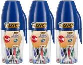 60 Bolígrafos  BIC Cristal Original Punta Media 1mm