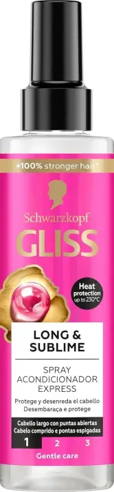 Acondicionador en spray Schwarzkopf Gliss Long And Sublime 200ml