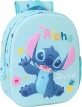Mochila escolar STITCH 3D