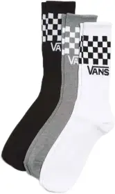 Vans Classic Check Crew Calcetines Unisex adulto 3 pares