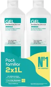 Gel de ducha para el cuidado de la piel y el cabello Inibsa 2L