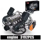 Bloques de construcción motor 2JZ Hyper 3192pcs