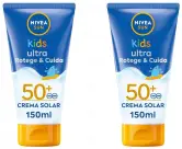 2x150ml NIVEA SUN Kids Ultra Protege & Cuida FP50+