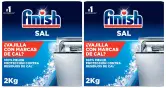 2x Finish Sal para Lavavajillas función antical 2kg