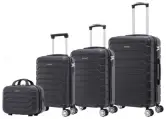 Conjunto de 3 maletas de viaje con ruedas y neceser