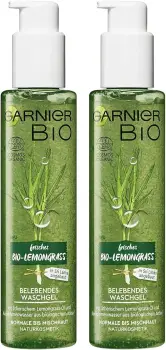 2x150ml Garnier Bio Lemongrass Detergente Cosmético Natural