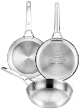 Set 3 Sartenes BRA Signature 20-24-26 Acero Inoxidable Set 3 Sartenes BRA Signature 20-24-26 Acero Inoxidable