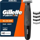 Gillette Fusion One Recortadora y afeitadora + accesorios Gillette Fusion One Recortadora y afeitadora + accesorios
