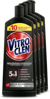 4x 450 ml Vitroclen Limpiador de Vitrocerámica 4x 450 ml Vitroclen Limpiador de Vitrocerámica