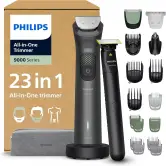 Philips Recortadora todo en uno de 23 en 1 Serie 9000 + OneBlade