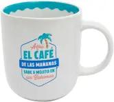 Mr.Wonderful Taza Aquí el café de las mañanas sabe a mojito en las Bahamas