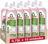 10x750ml Frosch Lavavajillas concentrado vinagre de frambuesa