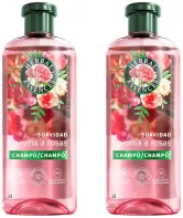 2x350ml Herbal Essences Suavidad Champú Rosas