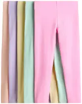 Pack 5 leggings de punto niños