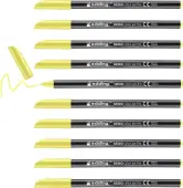 10x Edding rotuladores 1200 1mm amarillo neón
