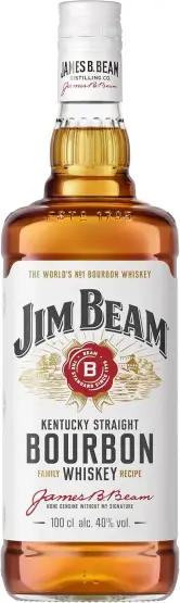 Jim Beam White Whiskey Kentucky Straight Bourbon 1L Jim Beam White Whiskey Kentucky Straight Bourbon 1L