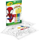 CRAYOLA Álbum Actividades y Colorear Spidey 32 páginas + rotuladores