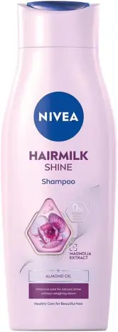 NIVEA Milky Shine Champú Trigger Leche Cabello Brillo Natural 400ml