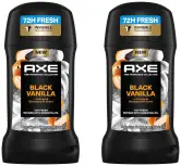2x50ml de desodorante Axe stick black vanilla