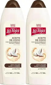 2x600ml La Toja Gel de Ducha Aceite de Coco