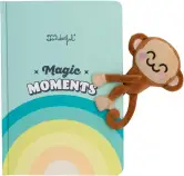 Mr. Wonderful Libreta con peluche y cierre magnético