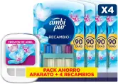 Ambi Pur 3Volution + 4x80ml Recambios Frescor De Abril