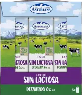 6 litros CLA Leche Sin Lactosa Desnatada 0%