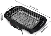 Parrilla Eléctrica para Interiores/Exteriores de 1800W