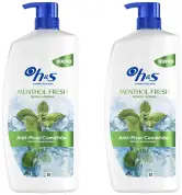 2x1L H&S Menthol Fresh Champú Anticaspa