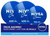 2 latas 400 ml + lata 150 ml  Nivea Creme