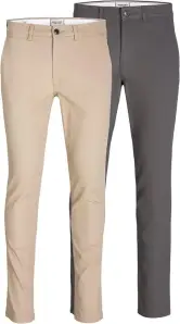 Pack 2 Pantalones Chinos Slim Jack & Jones